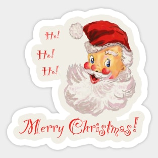 Ho Ho ho vintage retro Santa kids and adults t-shirt and gifts! Sticker